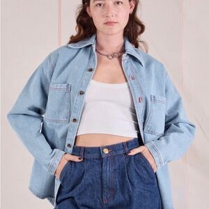 NWOT Big Bud Press Denim Overshirt - Light Wash